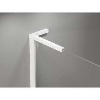 Mexen Mist-H L drzwi prysznicowe uchylne lewe 120 cm, transparent, chrom - 8A5L-120-001-01-00-L