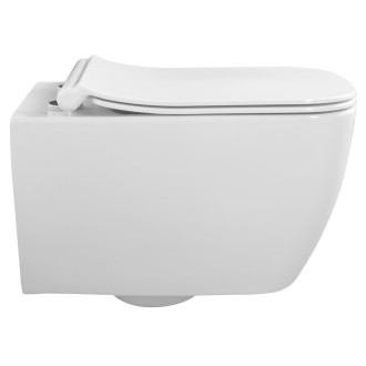 VEA závěsná WC mísa Rimless, 34,5x52cm, bílá 10VA02004
