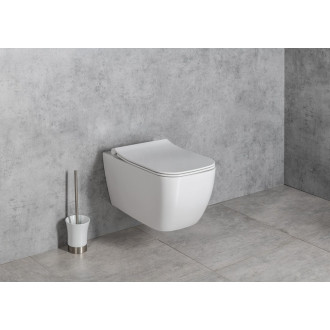 VEA závěsná WC mísa Rimless, 34,5x52cm, bílá 10VA02004