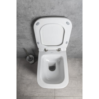 VEA závěsná WC mísa Rimless, 34,5x52cm, bílá 10VA02004