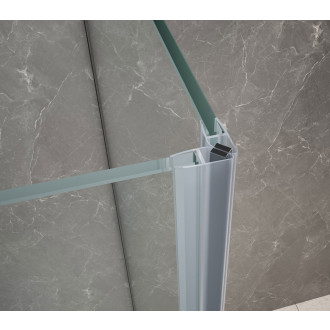 GLOBE GOLD MATT čtvrtkruhový sprchový kout 1000x800mm, čiré sklo, levé