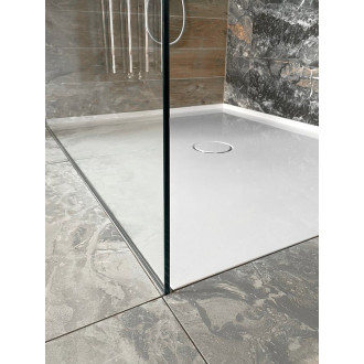 ARCHITEX sada pro neviditelné uchycení skla, podlaha-stěna-strop, 1615x2600mm, leštěný hliník