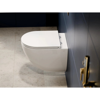Závěsné WC ASPEN ERGO WHITE s FLAT sedátkem Soft-close, kapotované