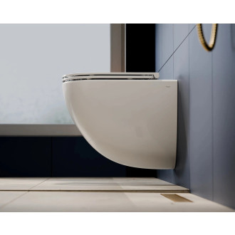 Závěsné WC ASPEN ERGO WHITE s FLAT sedátkem Soft-close, kapotované