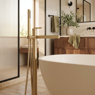 Volně stojící baterie Rea Grace Brush Gold