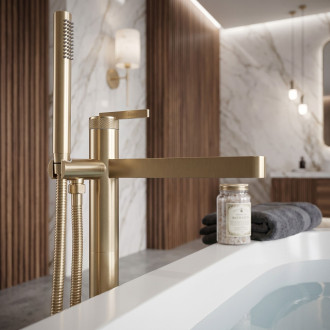 Volně stojící baterie Rea Grace Brush Gold