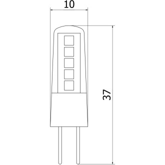 Mexen Oris żarówka LED G4, 1,5W, Ciepła - 3000K, 185 lm - L115-G4-0130-01