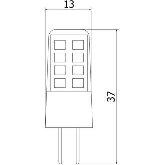 Mexen Oris żarówka LED G4, 2,5W, Neutralna - 4000K, 300 lm - L115-G4-0240-01
