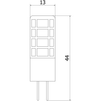 Mexen Oris żarówka LED G4, 3W, Neutralna - 4000K, 360 lm - L115-G4-0340-01