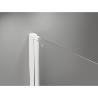 Mexen Mist-F drzwi prysznicowe składane prawe 105 cm, transparent, białe - 8A6-105-000-20-00-P