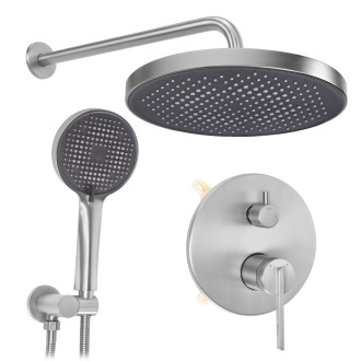 Podomítková sprchová sada Rea Grace Brush Nickel + BOX