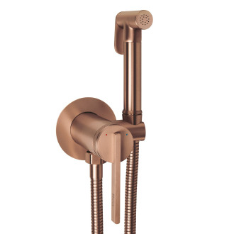 Podomítková bidetová baterie Rea Grace Brush Copper
