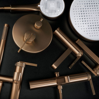 Podomítková bidetová baterie Rea Grace Brush Copper