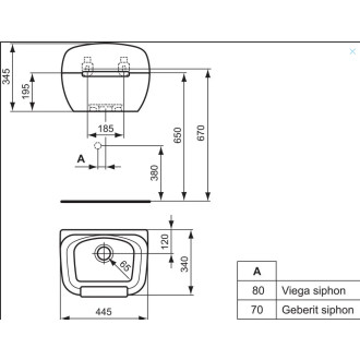 Výlevka závěsná Ideal Standard R380601