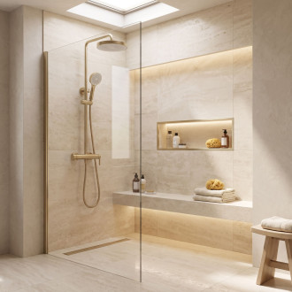 Sprchový set Rea Grace Brush Gold