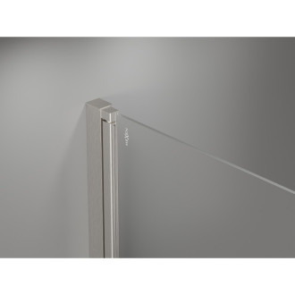 Mexen Mist-F drzwi prysznicowe składane prawe 70 cm, transparent, nikiel szczotkowany - 8A6-070-000-97-00-P