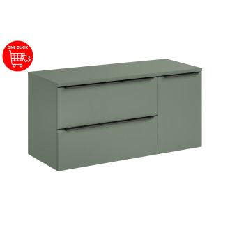 Comad SET-SOG B GREEN 120CM LB Nábytková sestava 120 cm s deskou a skříňkou na prádlo
