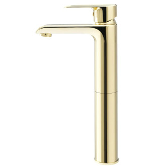 Rea BLOOM MIRROR umyvadlová baterie vysoká, zlatá REA-B6201
