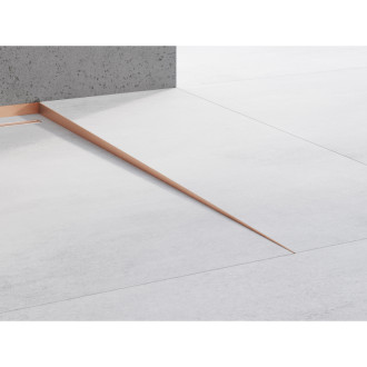 Mexen Line-B listwa spadkowa podłogowa 120 cm prawa, miedź szczotkowana - 186501120R