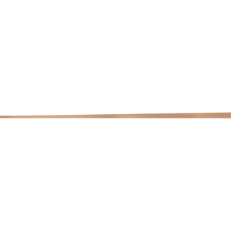 Mexen Line-B listwa spadkowa do szkła 120 cm lewa, miedź szczotkowana - 186504120L