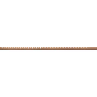 Mexen Line-B listwa spadkowa do szkła 120 cm lewa, miedź szczotkowana - 186504120L