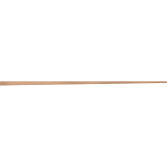 Mexen Line-B listwa spadkowa do szkła 120 cm prawa, miedź szczotkowana - 186504120R