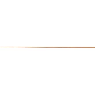 Mexen Line-B listwa spadkowa do szkła 180 cm lewa, miedź szczotkowana - 186504180L