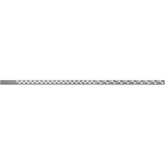 Mexen Line-B listwa spadkowa podłogowa 120 cm prawa, gun gray szczotkowany - 186601120R