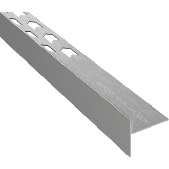 Spádová lišta Mexen Line-B 180 cm levá, kartáčovaná, pistolově šedá - 186601180L
