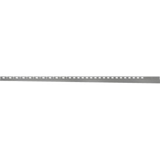 Mexen Line-B listwa spadkowa przyścienna 120 cm lewa, gun gray szczotkowany - 186602120L