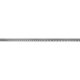 Mexen Line-B listwa brodzikowa czołowa 130 cm, gun gray szczotkowany - 186603130U