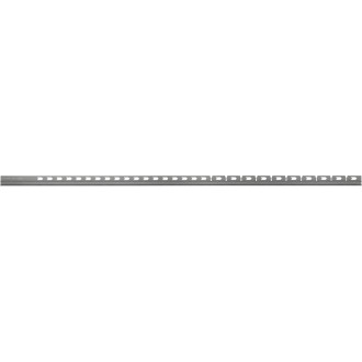 Mexen Line-B listwa spadkowa do szkła 120 cm prawa, gun gray szczotkowany - 186604120R