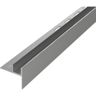 Skleněná šikmá lišta Mexen Line-B 180 cm pravá, kartáčovaná pistolově šedá - 186604180R