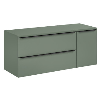 Comad SET-SOG B GREEN 140CM LB Nábytková sestava 140 cm s deskou a zrcadlovou skříňkou