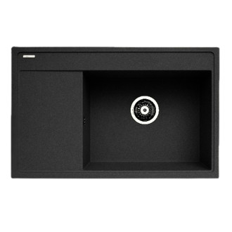 Pyramis CAMEA (79X50) 1B 1D RH Dřez, granit BLACK 070091201
