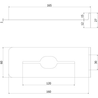 Montážní klip Mexen Uni Spacer - C9907-02