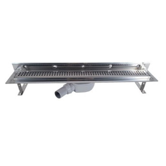 Sprchový žlab Ceramia S-Line Klasik 55 cm nerez lesk čtverečky ZLAB60NRZ1LEM