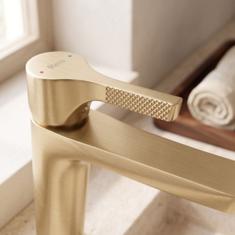 Umyvadlová baterie PREMIUM REA Maxim Brush Gold Low