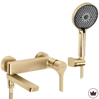 Rea Maxim Brush Gold PREMIUM Koupelnová baterie REA-B2257