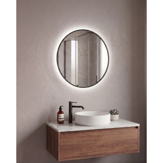 Zrcadlo Amirro AMBIENTE RONDE 60x60 cm černá 412-580