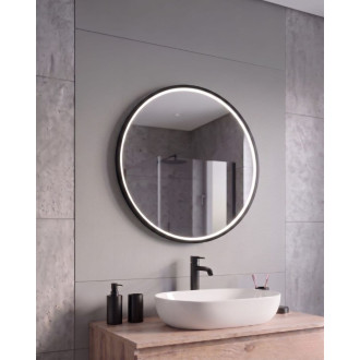 Zrcadlo Amirro VERONA RONDE 60x60 cm černá 412-573