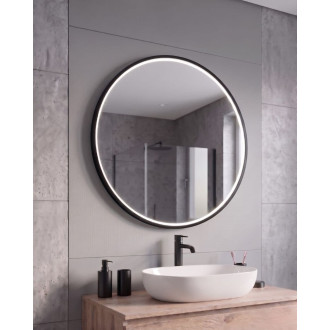 Zrcadlo Amirro VERONA RONDE 80x80 cm černá 412-641