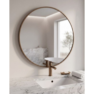 Zrcadlo Amirro CHARLOTTE RONDE 80x80 cm bronz 412-733