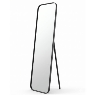 Zrcadlo Amirro CHARLOTTE ROUNDED 50x160 cm černá 412-771