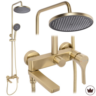Rea Maxim Brush Gold PREMIUM Sprchový set REA-P7065
