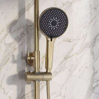Sprchový set PREMIUM Rea Maxim Brush Gold