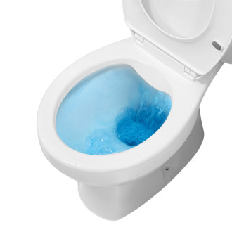 Mereo WC kombi, RIMLESS, zadní odpad s armaturou