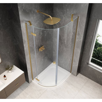 Sprchový kout čtvrtkruh 90x80 cm Polysan Globe GB2890LG