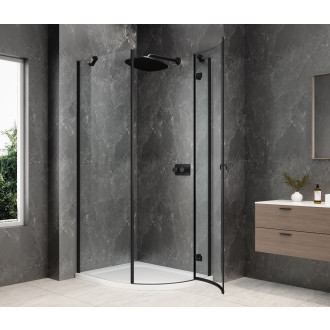 Sprchový kout čtvrtkruh 90x80 cm Polysan Globe GB2890RB