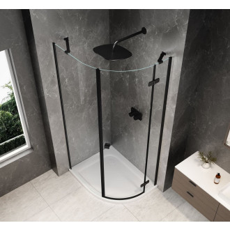 Sprchový kout čtvrtkruh 90x80 cm Polysan Globe GB2890RB